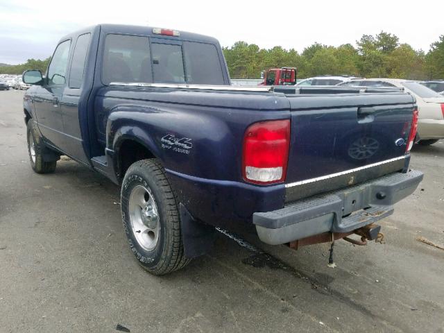 1FTZR15V3YPA72224 - 2000 FORD RANGER SUP BLUE photo 3