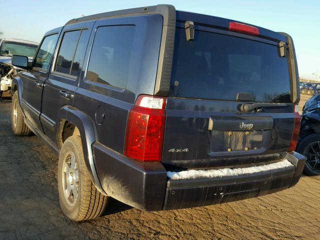 1J8HG48K49C514336 - 2009 JEEP COMMANDER Mavi foto 3
