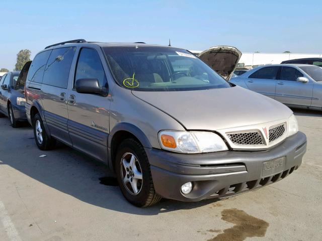 1GMDX03E91D112581 - 2001 PONTIAC MONTANA TAN photo 1