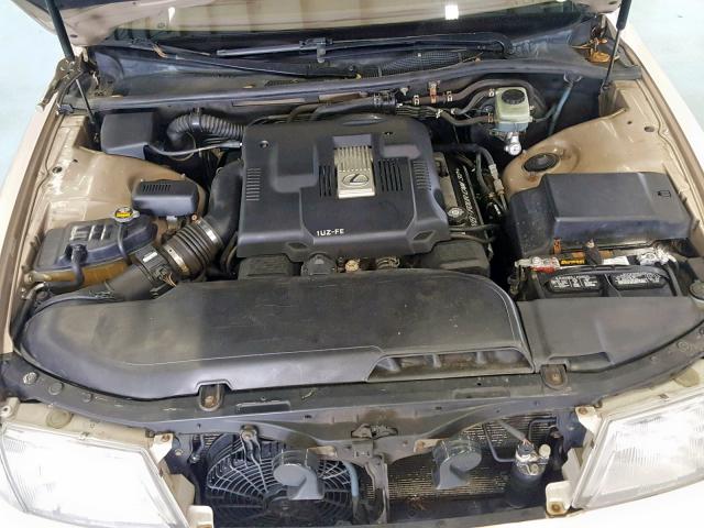 JT8BH28F8V0098464 - 1997 LEXUS LS 400 GOLD photo 7