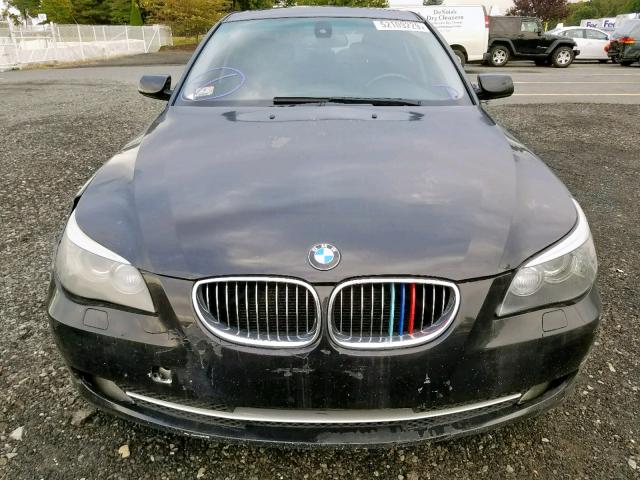 WBANW13588CZ84412 - 2008 BMW 535 I BLACK photo 9