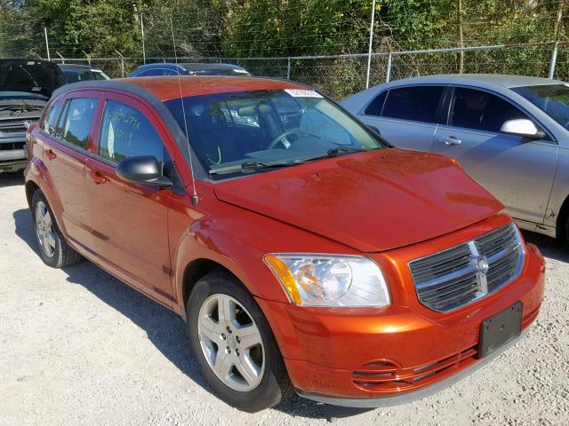 1B3HB48A39D136700 - 2009 DODGE CALIBER SX ORANGE photo 1