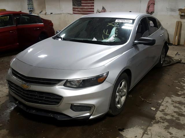 1G1ZB5ST0HF153260 - 2017 CHEVROLET MALIBU LS 银色 照片 2