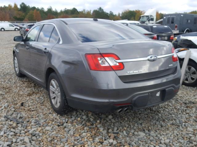 1FAHP2EW0CG121152 - 2012 FORD TAURUS SEL GRAY photo 3