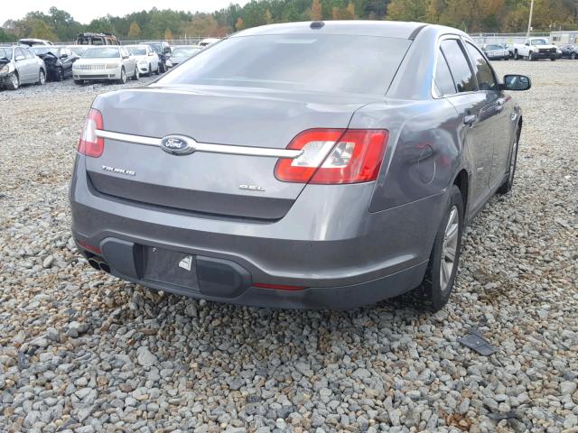 1FAHP2EW0CG121152 - 2012 FORD TAURUS SEL GRAY photo 4