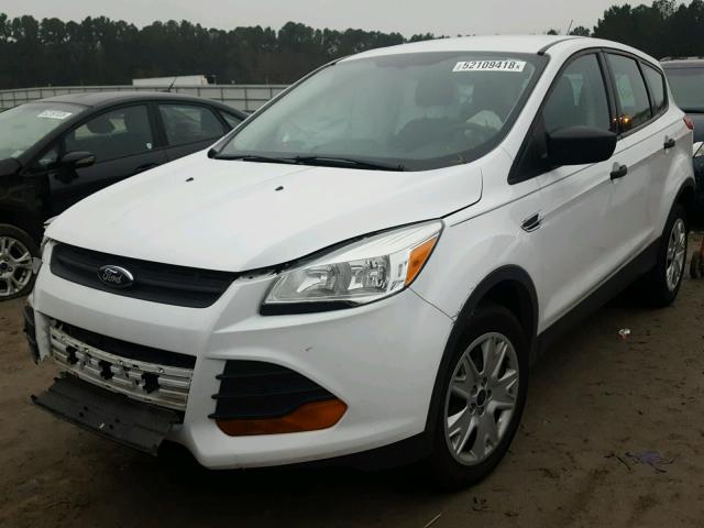 1FMCU0F72EUC27661 - 2014 FORD ESCAPE S WHITE photo 2