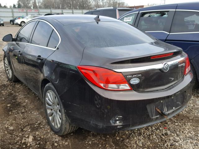 W04GN5EC7B1041474 - 2011 BUICK REGAL CXL PURPLE photo 3