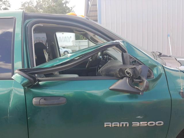 3D3MU48603G744470 - 2003 DODGE RAM 3500 S GREEN photo 9