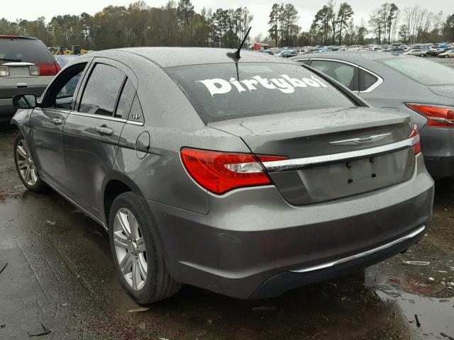 1C3CCBBB9CN164079 - 2012 CHRYSLER 200 TOURIN GRAY photo 3