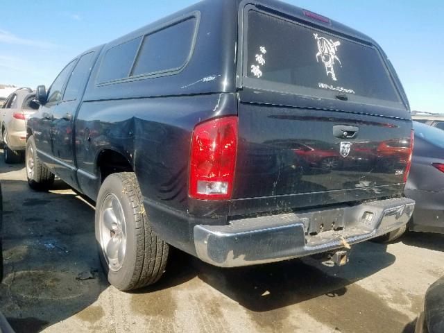 1D7HA18D05S347018 - 2005 DODGE RAM 1500 S BLACK photo 3