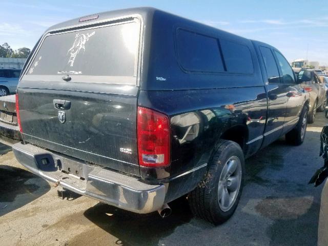 1D7HA18D05S347018 - 2005 DODGE RAM 1500 S BLACK photo 4