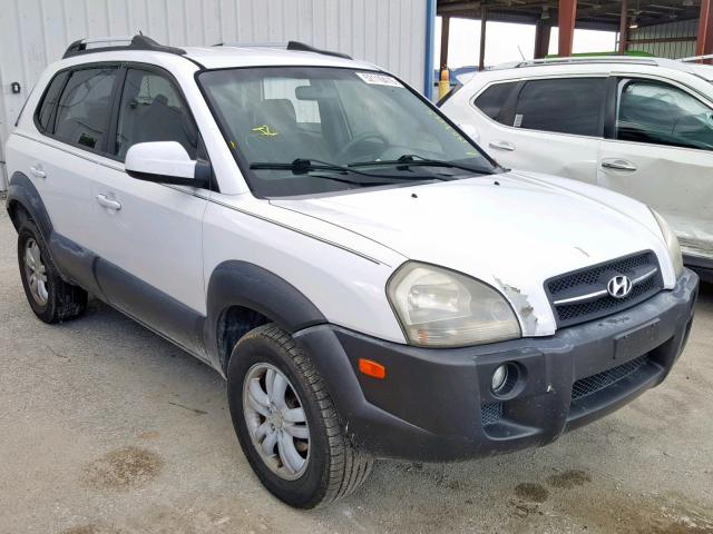 KM8JN12D07U634175 - 2007 HYUNDAI TUCSON SE WHITE photo 1