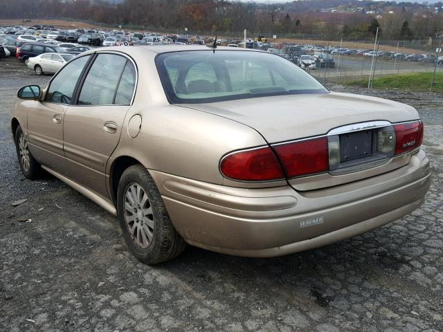 1G4HP52K85U197098 - 2005 BUICK LESABRE CU BEIGE photo 3