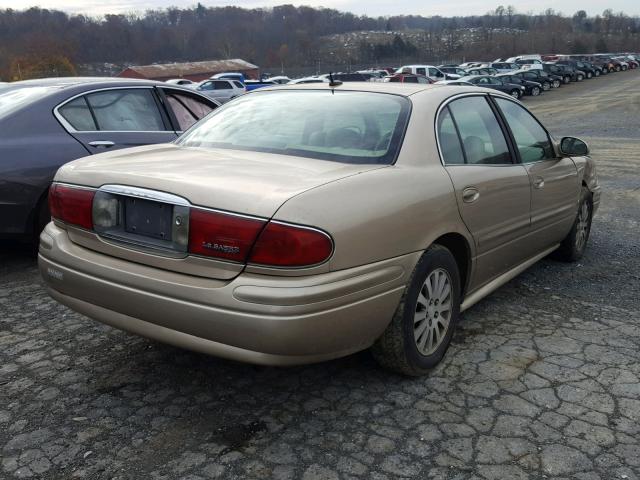 1G4HP52K85U197098 - 2005 BUICK LESABRE CU BEIGE photo 4