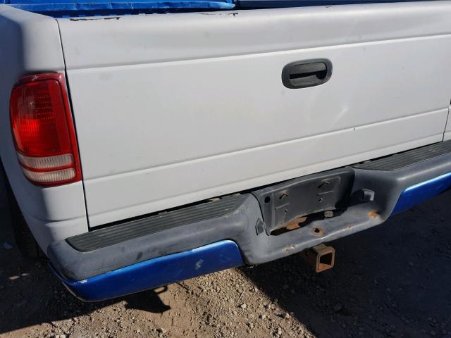 1B7GL2AX81S118705 - 2001 DODGE DAKOTA QUA BLUE photo 9