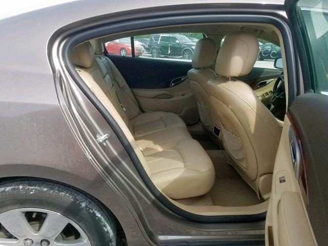 1G4GC5EDXBF330478 - 2011 BUICK LACROSSE C TAN photo 6