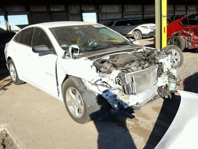 1G1ZB5ST8GF309561 - 2016 CHEVROLET MALIBU LS WHITE photo 1
