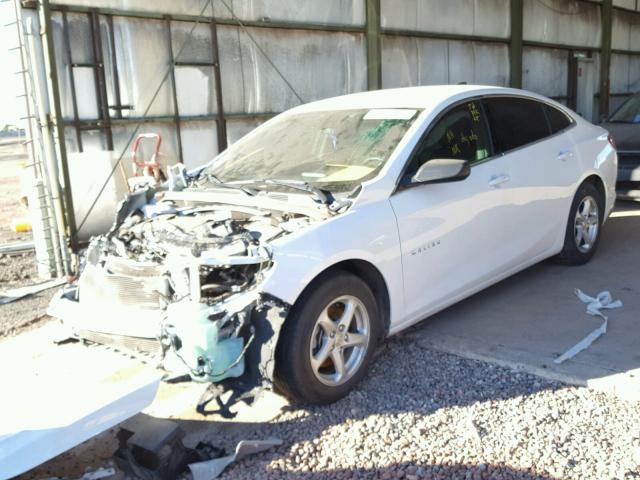 1G1ZB5ST8GF309561 - 2016 CHEVROLET MALIBU LS WHITE photo 2
