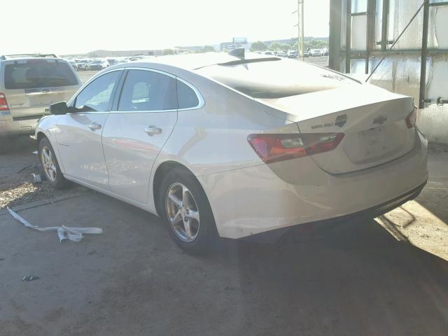 1G1ZB5ST8GF309561 - 2016 CHEVROLET MALIBU LS WHITE photo 3