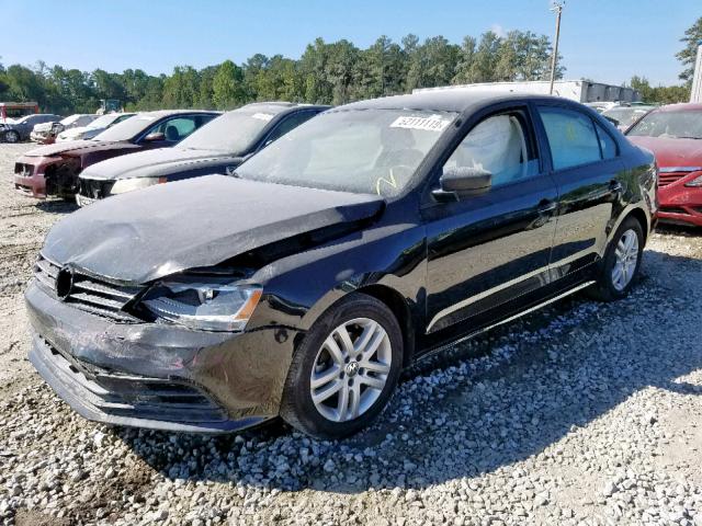 3VW2K7AJ2FM201940 - 2015 VOLKSWAGEN JETTA BASE 黑色 照片 2