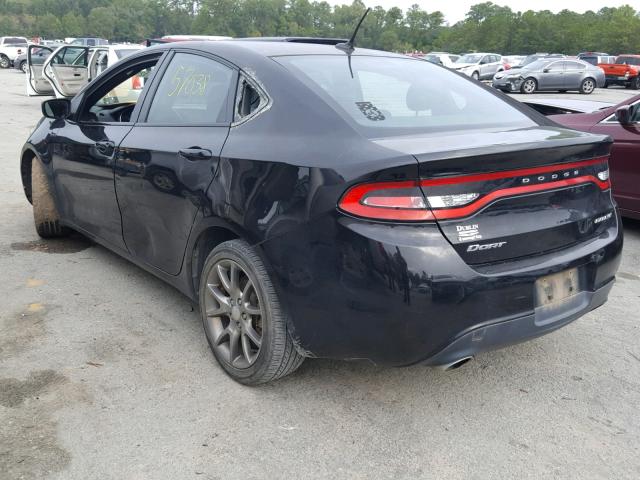 1C3CDFBB6FD111371 - 2015 DODGE DART SXT BLACK photo 3