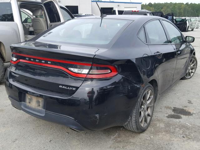 1C3CDFBB6FD111371 - 2015 DODGE DART SXT BLACK photo 4