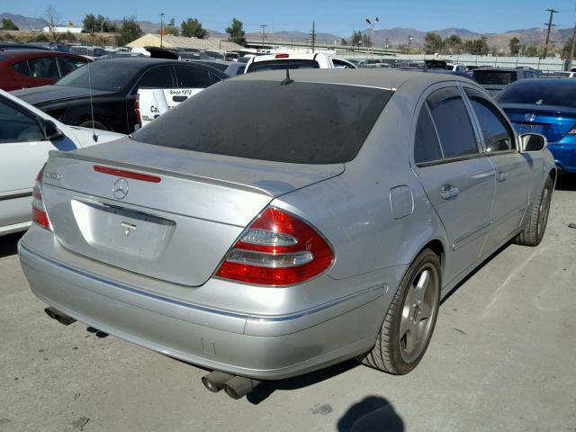 WDBUF65J93A146639 - 2003 MERCEDES-BENZ E 320 SILVER photo 4