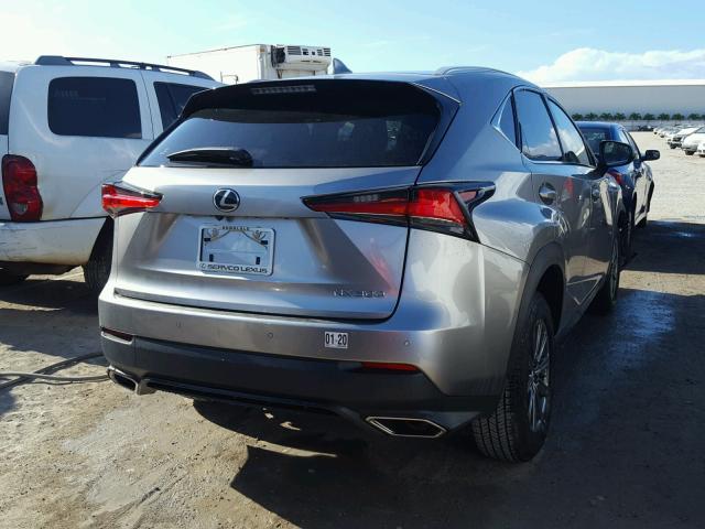 JTJYARBZ0J2099051 - 2018 LEXUS NX 200T GRAY photo 4