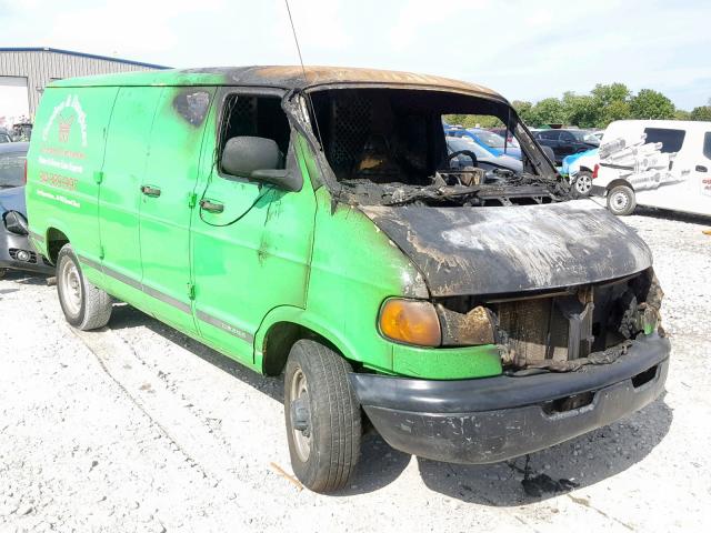 2D7JB21Y53K511646 - 2003 DODGE RAM VAN B2 GREEN photo 1