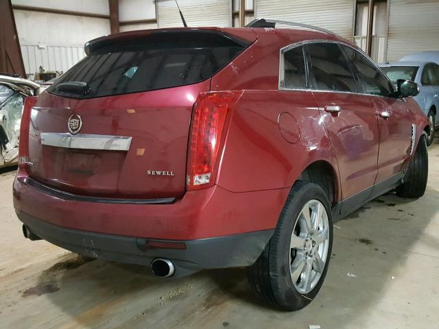 3GYFNAEY7AS559890 - 2010 CADILLAC SRX LUXURY RED photo 4