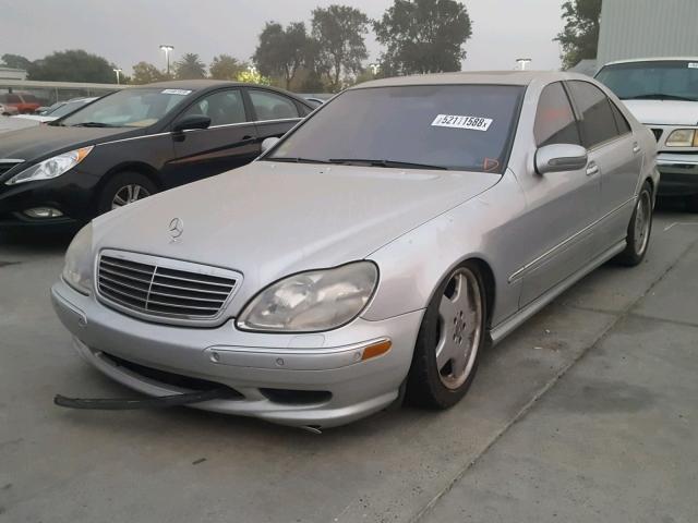 WDBNG73JX2A262487 - 2002 MERCEDES-BENZ S 55 AMG SILVER photo 2