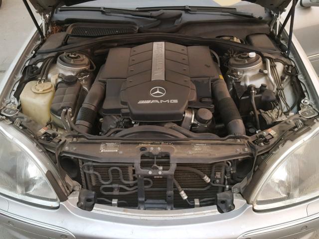 WDBNG73JX2A262487 - 2002 MERCEDES-BENZ S 55 AMG SILVER photo 7