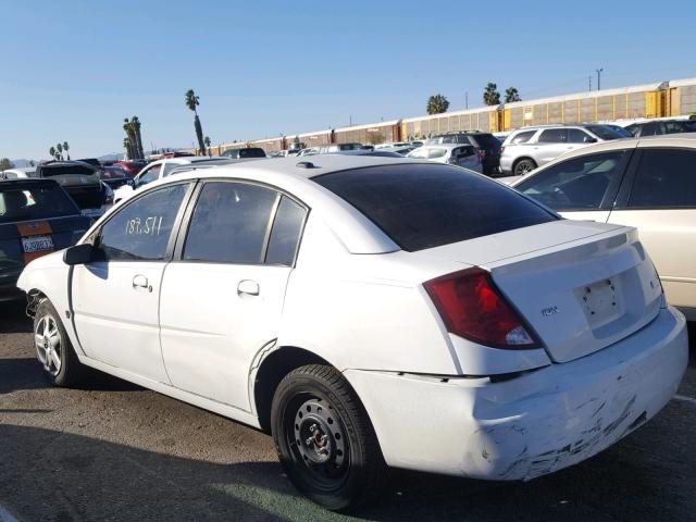 1G8AJ55F67Z130618 - 2007 SATURN ION LEVEL WHITE photo 3