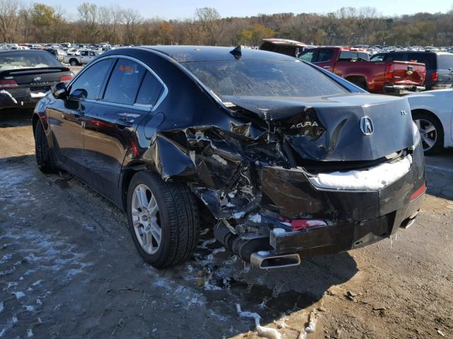 19UUA86229A022113 - 2009 ACURA TL BLACK photo 3