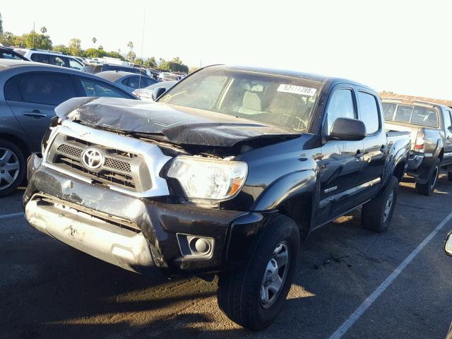 5TFJX4GN6DX024499 - 2013 TOYOTA TACOMA DOU შავი ფოტო 2