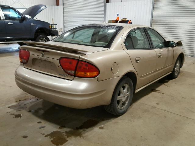 1G3NL52E53C143337 - 2003 OLDSMOBILE ALERO GL TAN photo 4