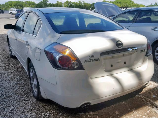 1N4AL21E09C140102 - 2009 NISSAN ALTIMA 2.5 WHITE photo 3