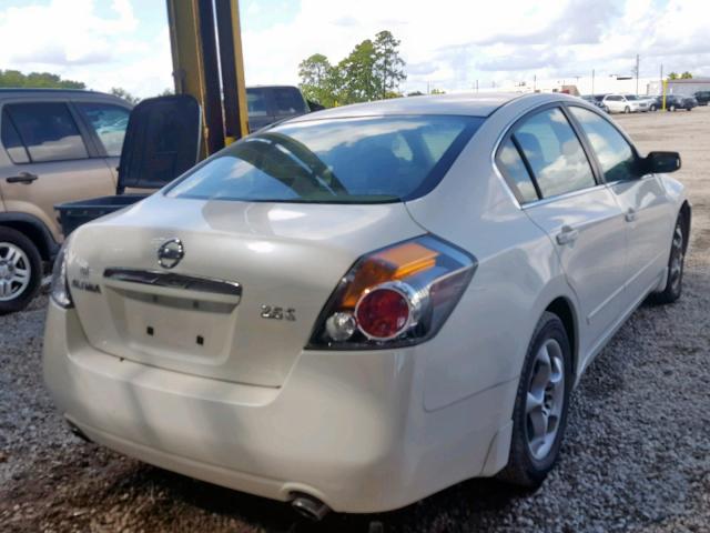 1N4AL21E09C140102 - 2009 NISSAN ALTIMA 2.5 WHITE photo 4