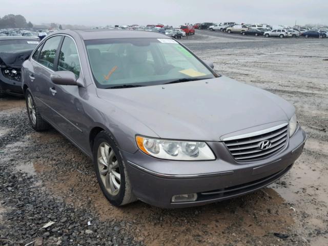 KMHFC46F38A288537 - 2008 HYUNDAI AZERA SE SILVER photo 1