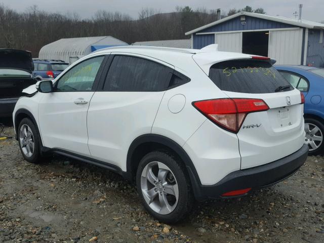 3CZRU6H7XHM720568 - 2017 HONDA HR-V EXL WHITE photo 3