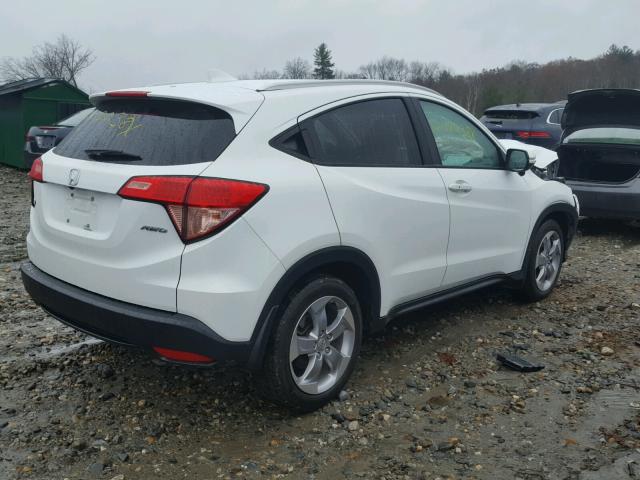 3CZRU6H7XHM720568 - 2017 HONDA HR-V EXL WHITE photo 4