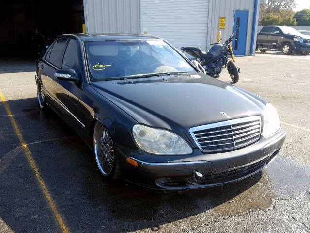 WDBNG75J44A390076 - 2004 MERCEDES-BENZ S 500 BLACK photo 1