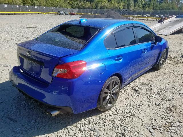 JF1VA1J68G9809320 - 2016 SUBARU WRX LIMITE BLUE photo 4