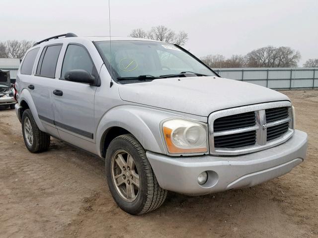 1D4HB48N26F170650 - 2006 DODGE DURANGO SL SILVER photo 1