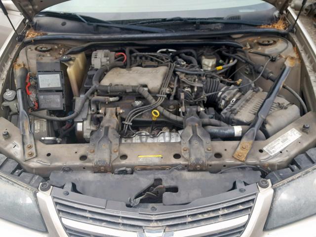 2G1WF52E839124034 - 2003 CHEVROLET IMPALA TAN photo 7