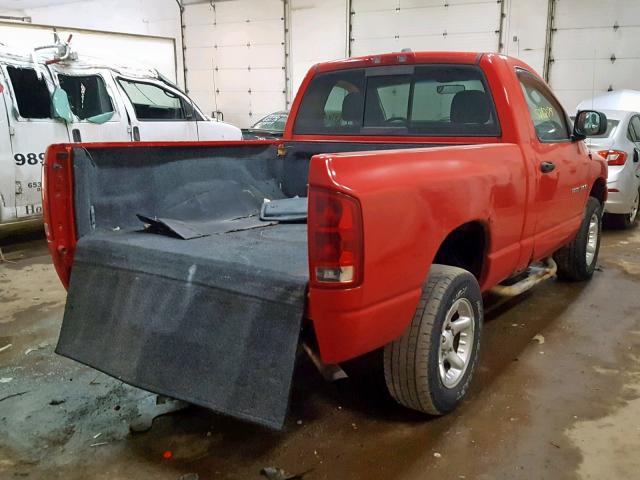 1D7HU16N63J513323 - 2003 DODGE RAM 1500 S RED photo 4