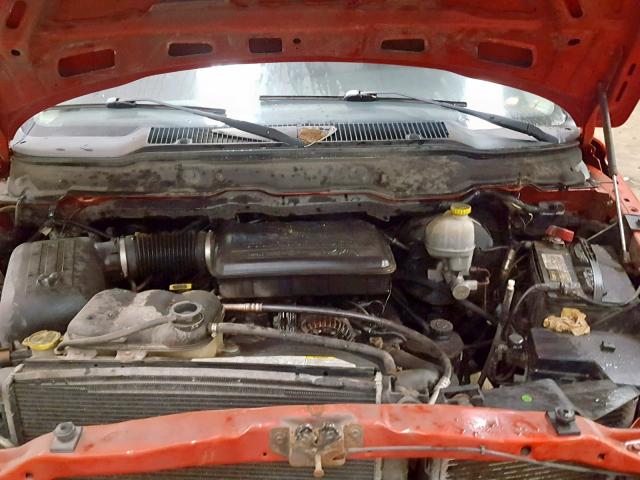 1D7HU16N63J513323 - 2003 DODGE RAM 1500 S RED photo 7