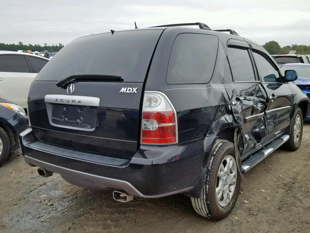 2HNYD18995H550956 - 2005 ACURA MDX TOURIN BLACK photo 4