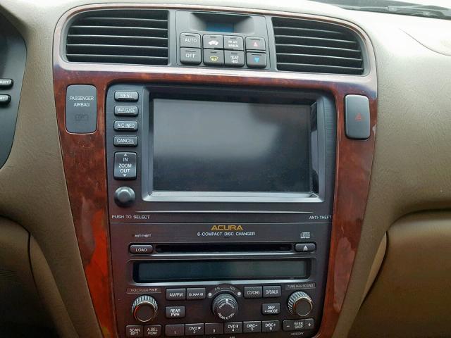 2HNYD18995H550956 - 2005 ACURA MDX TOURIN BLACK photo 9