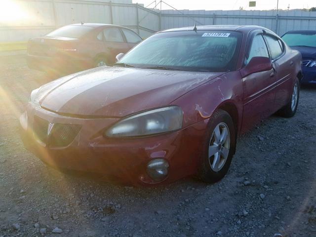 2G2WS522051161934 - 2005 PONTIAC GRAND PRIX Կարմիր լուսանկար 2